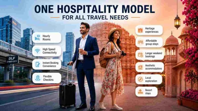 Bag2Bag Hotels & Homes, India travel economy, work travel India, transit hospitality, experiential travel India, flexible hotel booking, Gurugram business travel, Jaipur tourism, hospitality trends India, digital hotel platform
