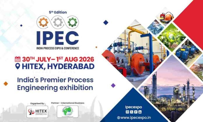 IPEC 2026, India Process Expo & Conference, process industry expo, industrial exhibition India, B2B industrial expo, manufacturing conference 2026, process industry conference, industrial networking event, automation expo India, process technology exhibition