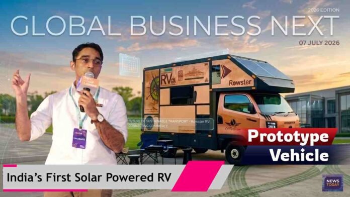 Rowster, solar-powered RV India, Kerala tourism, caravan tourism, sustainable travel, eRV India, Mahindra Veero XXL camper, Kerala Startup Mission, eco-friendly tourism, India solar caravan, self-drive RV India